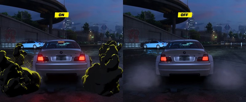 Посмотрите, как эффекты меняют Need for Speed Unbound