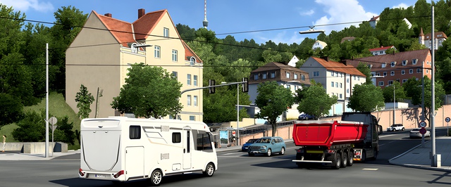 В Euro Truck Simulator 2 бесплатно обновят Штутгарт: фото