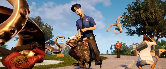 Чтобы починить в Goat Simulator 3 геймпад, надо запустить Epic Games Store через Steam