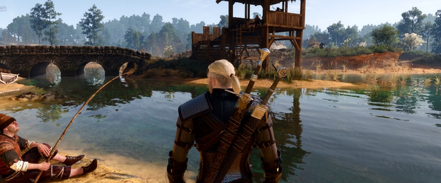 Качество воды в ремастере The Witcher 3 улучшили с трассировкой и без