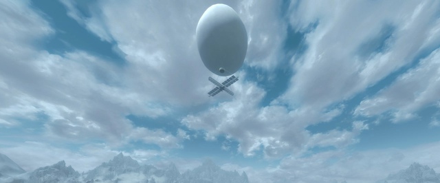 Китайский шар-шпион добавили в Skyrim — просто потому, что почему бы и нет