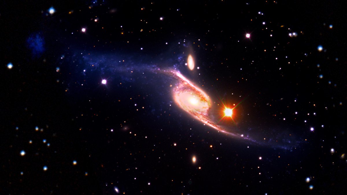 The largest spiral galaxy in the Universe: photo