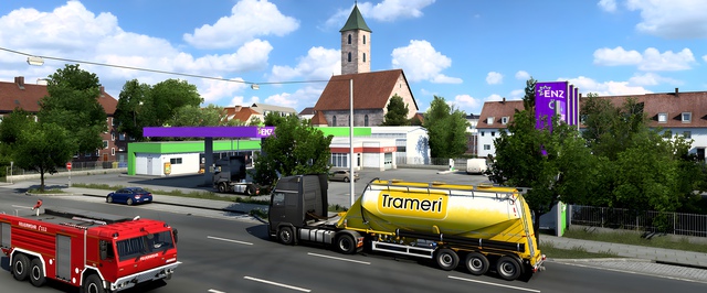Новый Нюрнберг в Euro Truck Simulator 2: скриншоты города из бесплатного обновления