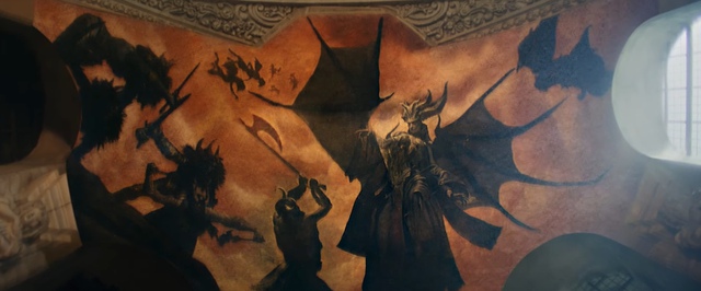 Посмотрите, как часовню декорировали в стиле Diablo 4