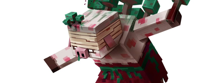 Авторы Minecraft Legends показали концепты монстров и локаций