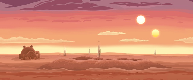 Почти Татуин: найдена планета-пустыня с двумя солнцами