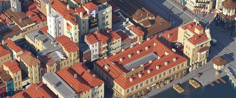 В Minecraft создали ретро-Стамбул