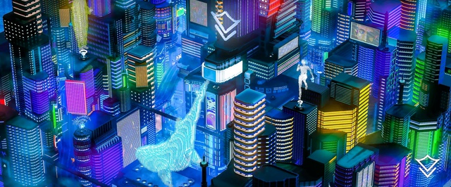 Огромный город в стиле Cyberpunk 2077 создали в Minecraft