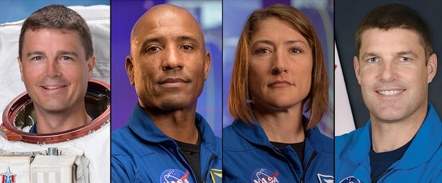 NASA показало астронавтов, которые полетят к Луне