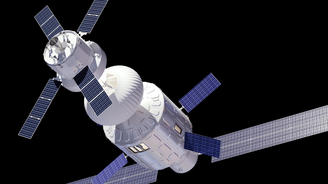Трехпалубная космическая станция от Airbus: концепт