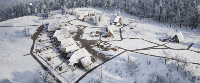 Зима и осень в Manor Lords: новые кадры средневековой стратегии