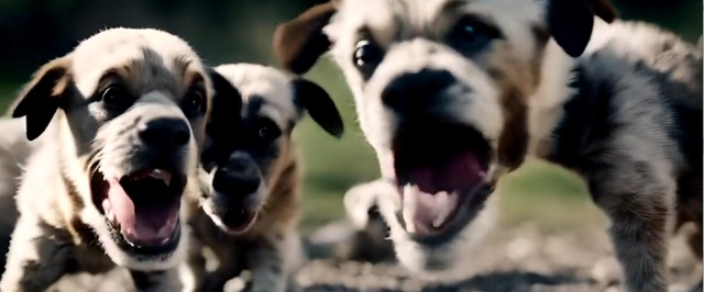 ИИ попробовал создать видео с собачками, получилась крипота