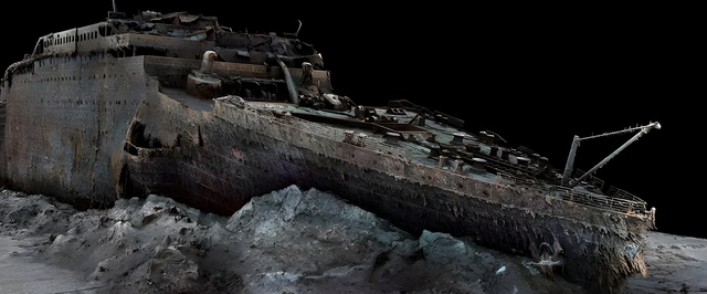 «Титаник» впервые показали без воды — корабль отсканировали и воссоздали в 3D