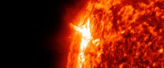 На Солнце произошло 9 мощных вспышек за день — вот какой была одна из них