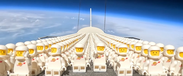LEGO-космонавтов запустили в стратосферу: вот как это было