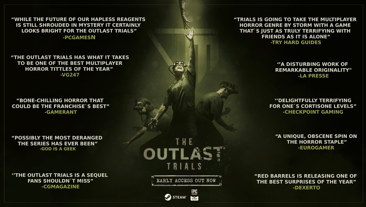 The Outlast Trials have sold over 500,000 copies