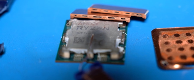 Прототип Ryzen с испарительной камерой: фото