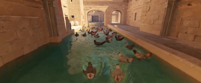 В Counter-Strike 2 научили плавать кур — вот как это выглядит