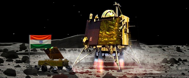 Индия еще раз села на Луну — теперь с высоты всего в 40 сантиметров