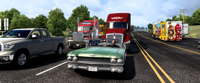 В American Truck Simulator прорекламируют еще одну реальную компанию