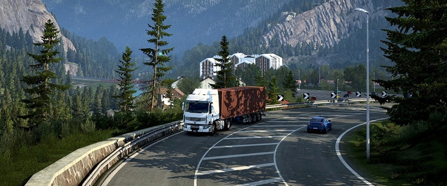 В Euro Truck Simulator 2 улучшают Швейцарию: скриншоты нового Монблана