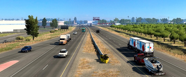 Новая Калифорния в American Truck Simulator: скриншоты улучшенного штата