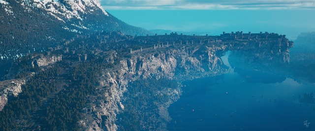 Солитьюд из Skyrim собрали на Unreal Engine 5: он в 16 раз детализированнее оригинала