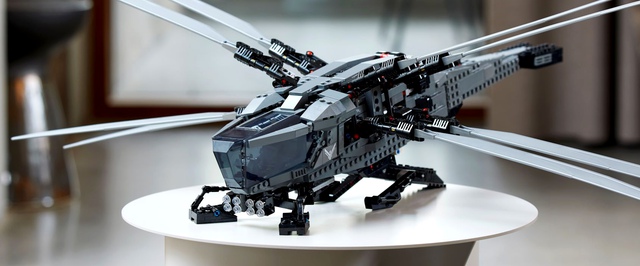 LEGO выпустит орнитоптер из «Дюны»: он состоит из 1369 деталей