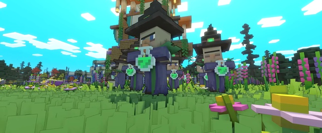 Minecraft Legends получила обновление с лягушкой и ведьмами