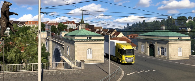 Новая Швейцария в Euro Truck Simulator 2: горные скриншоты