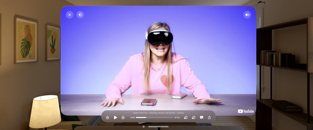 Apple Vision Pro все-таки получит приложение YouTube