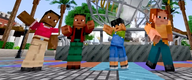 В Minecraft появился парк развлечений Universal