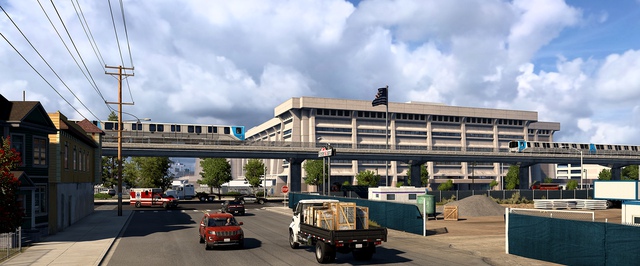 Новая Калифорния в American Truck Simulator: скриншоты Сан-Хосе и Окленда
