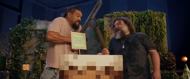 Актеры из экранизации Minecraft сразились с тортом