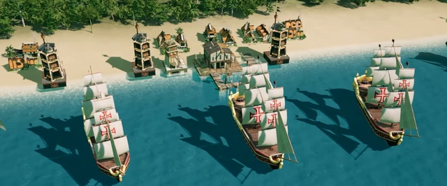 Обзорный трейлер Republic of Pirates, стратегии про пиратов