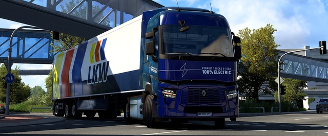 В Euro Truck Simulator 2 появился первый электромобиль
