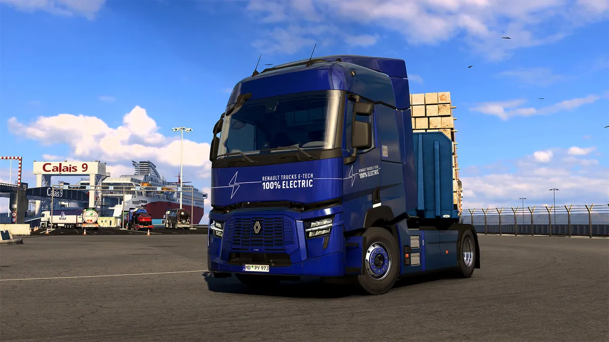 В Euro Truck Simulator 2 появился первый электромобиль