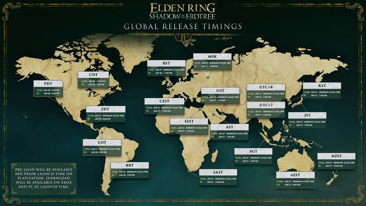 Дата выхода Shadow of the Erdtree для Elden Ring