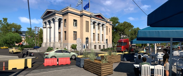 Путешествие по Лесбосу: авторы Euro Truck Simulator 2 показали Митилену из греческого дополнения