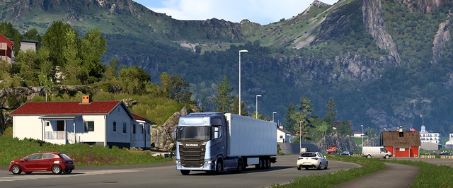 Горы Норвегии в Euro Truck Simulator 2: скриншоты дополнения