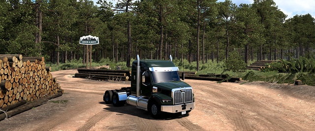 В American Truck Simulator появятся реалистичные техасские сосны