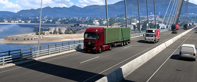 Большие города Греции в Euro Truck Simulator 2: скриншоты дополнения Greece