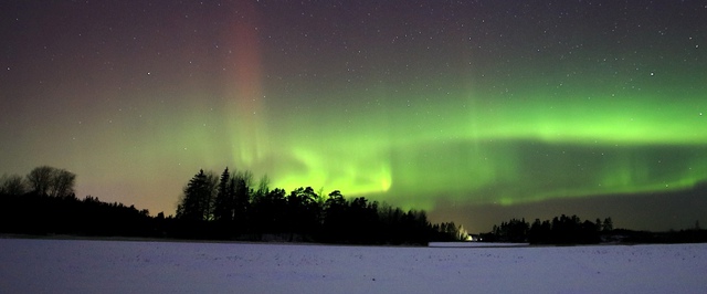 Северные сияния подкрались незаметно: фото