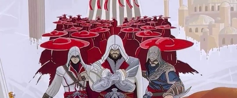 Героев Assassins Creed сделали персонажами бесконечного арта