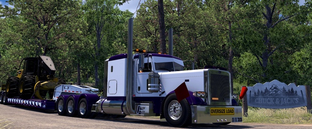 Авторы American Truck Simulator показали густые леса Луизианы