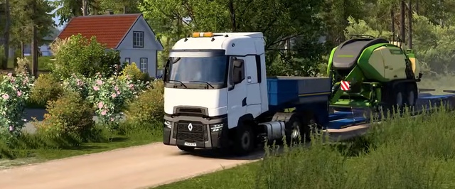 В Euro Truck Simulator 2 добавили новые грузы — технику KRONE