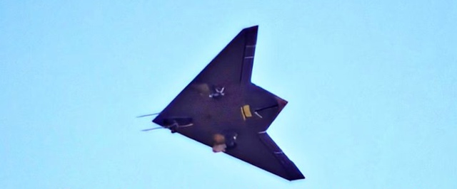 Во время полета впервые удалось заснять китайский морской беспилотник