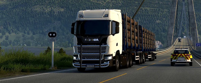 Авторы Euro Truck Simulator 2 показали достопримечательности Nordic Horizons