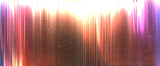 Ноябрьские магнитные бури показали на кеограмме