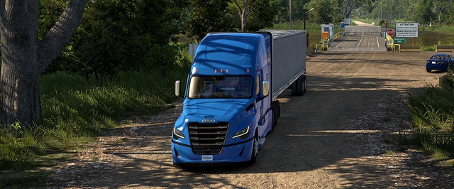 С большегрузом на пароме: авторы American Truck Simulator показали переправы Луизианы